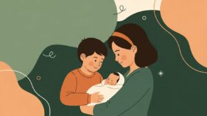 Welcoming a new baby: helping your child feel connected